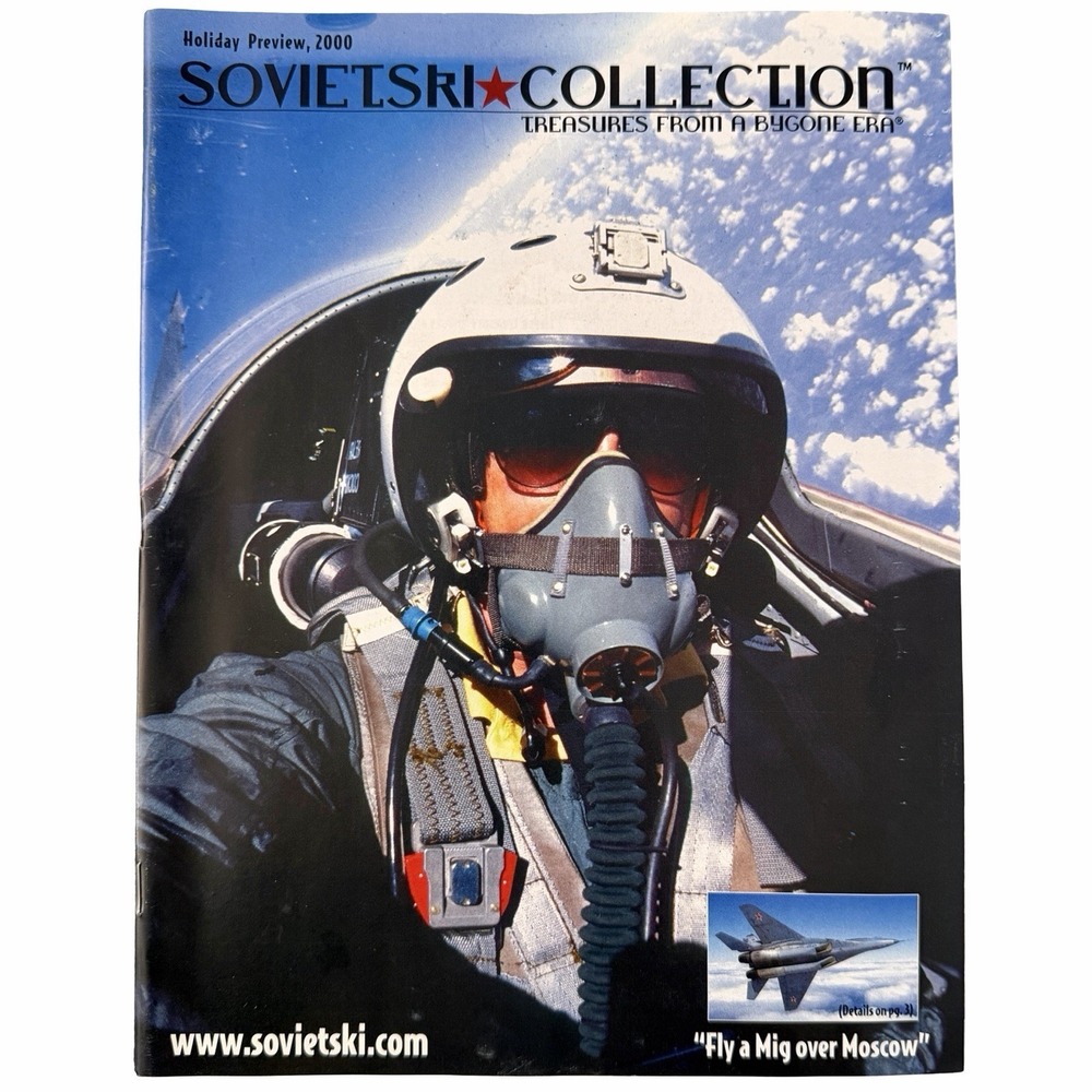 Sovietski‎ Collection Holiday 2000 Preview Catalog Gifts Cold War Militaria MiG